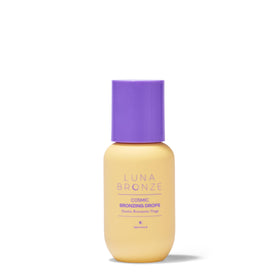 Luna Bronze Cosmic Bronzing Drops bottle close-up for a natural sun-kissed glow