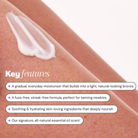 Luna Bronze Glow rosehip oil ingredient close-up