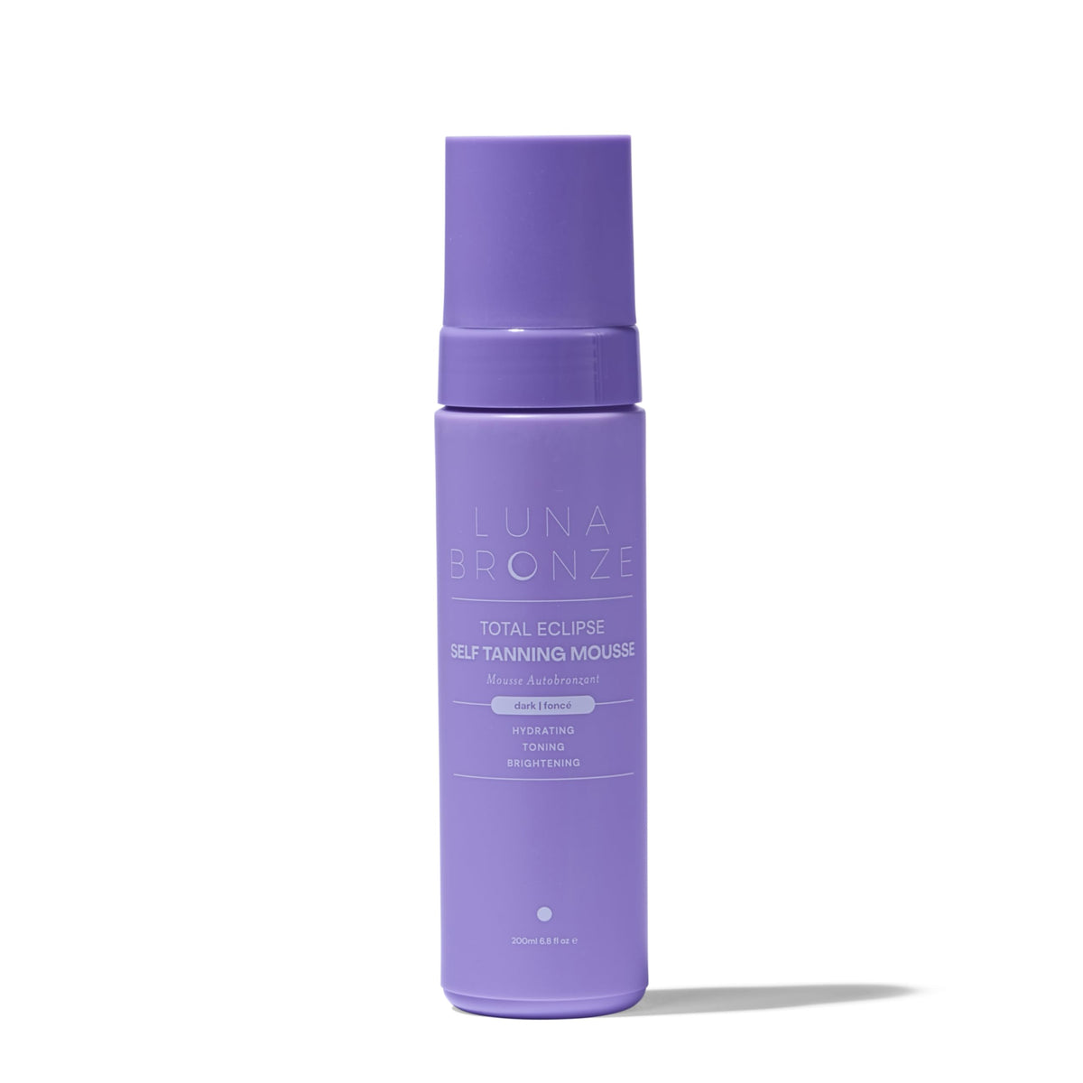 Luna Bronze Total Eclipse Mousse application for smooth, streak-free color.