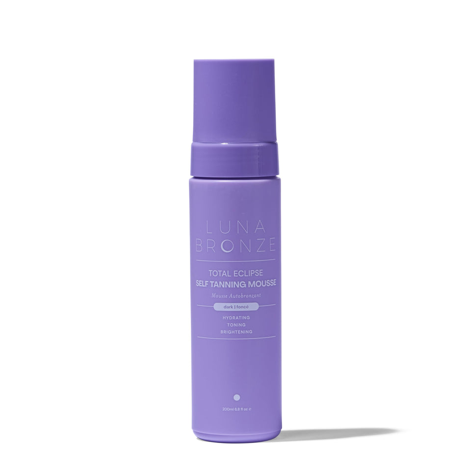 Luna Bronze Total Eclipse Mousse application for smooth, streak-free color.