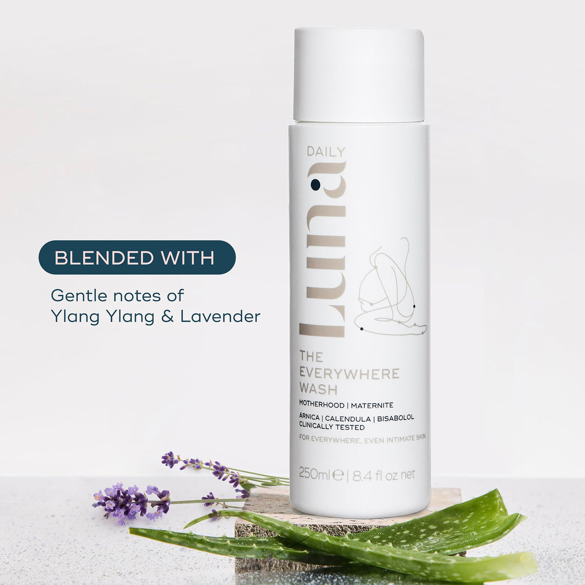 Luna Daily Intimate Wash pump for easy, controlled application during cleansing