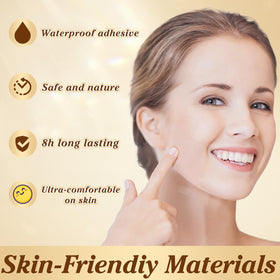 Lunafleur waterproof breathable face tape proving sweat resistance and comfort
