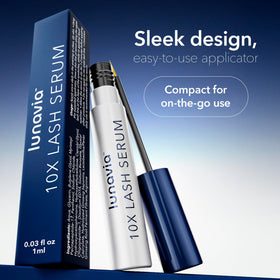 Lunavia nightly care steps visual suggesting an easy, gentle routine.
