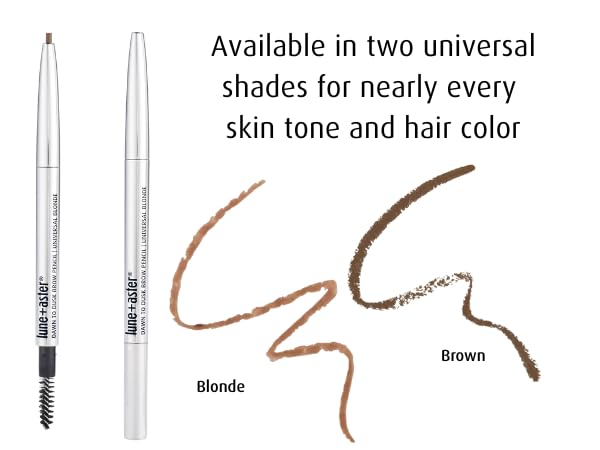 Lune+Aster Brow Pencil compact design fits in any makeup bag.