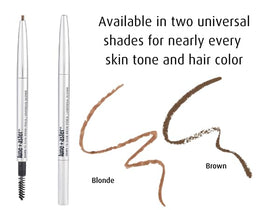 Lune+Aster Brow Pencil compact design fits in any makeup bag.