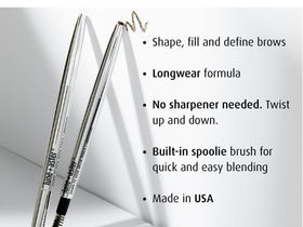Lune+Aster Brow Pencil daily use to sculpt and fill brows.