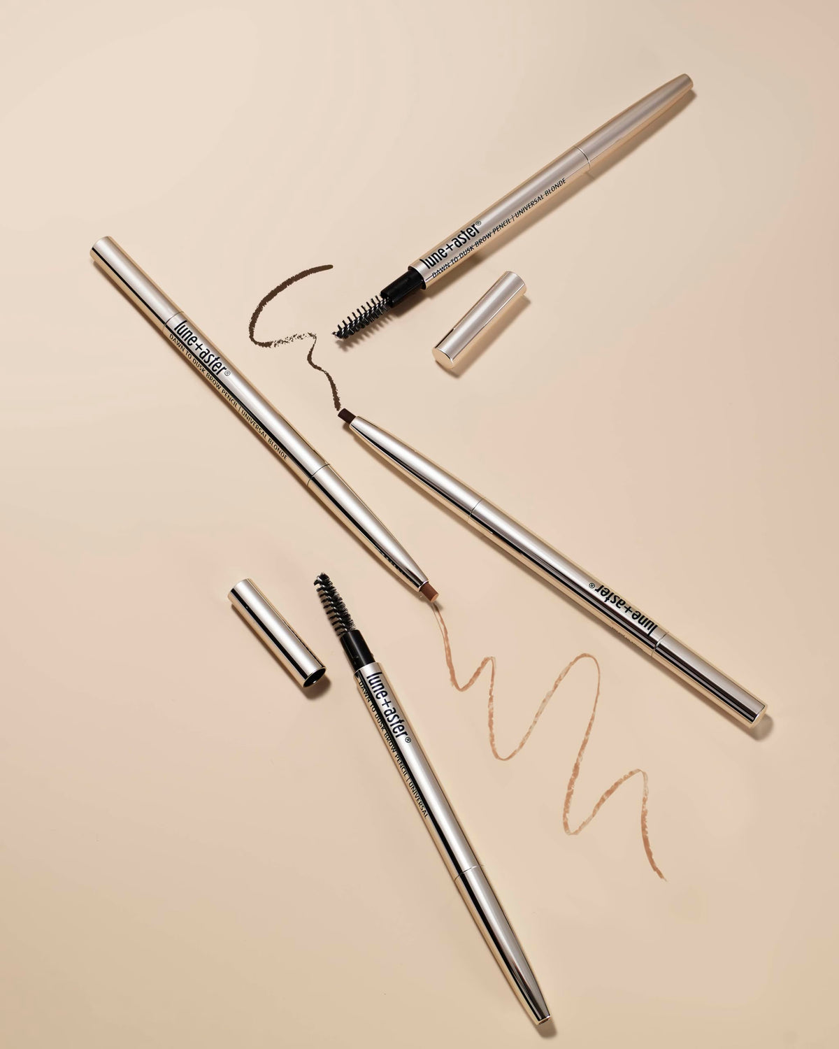 Lune+Aster Brow Pencil made in Japan for precise application.
