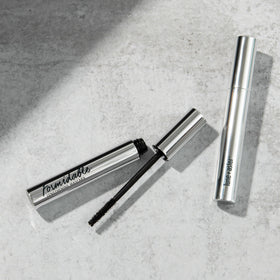 Lune+Aster Formidable Lengthening Mascara longwear performance test on lashes.