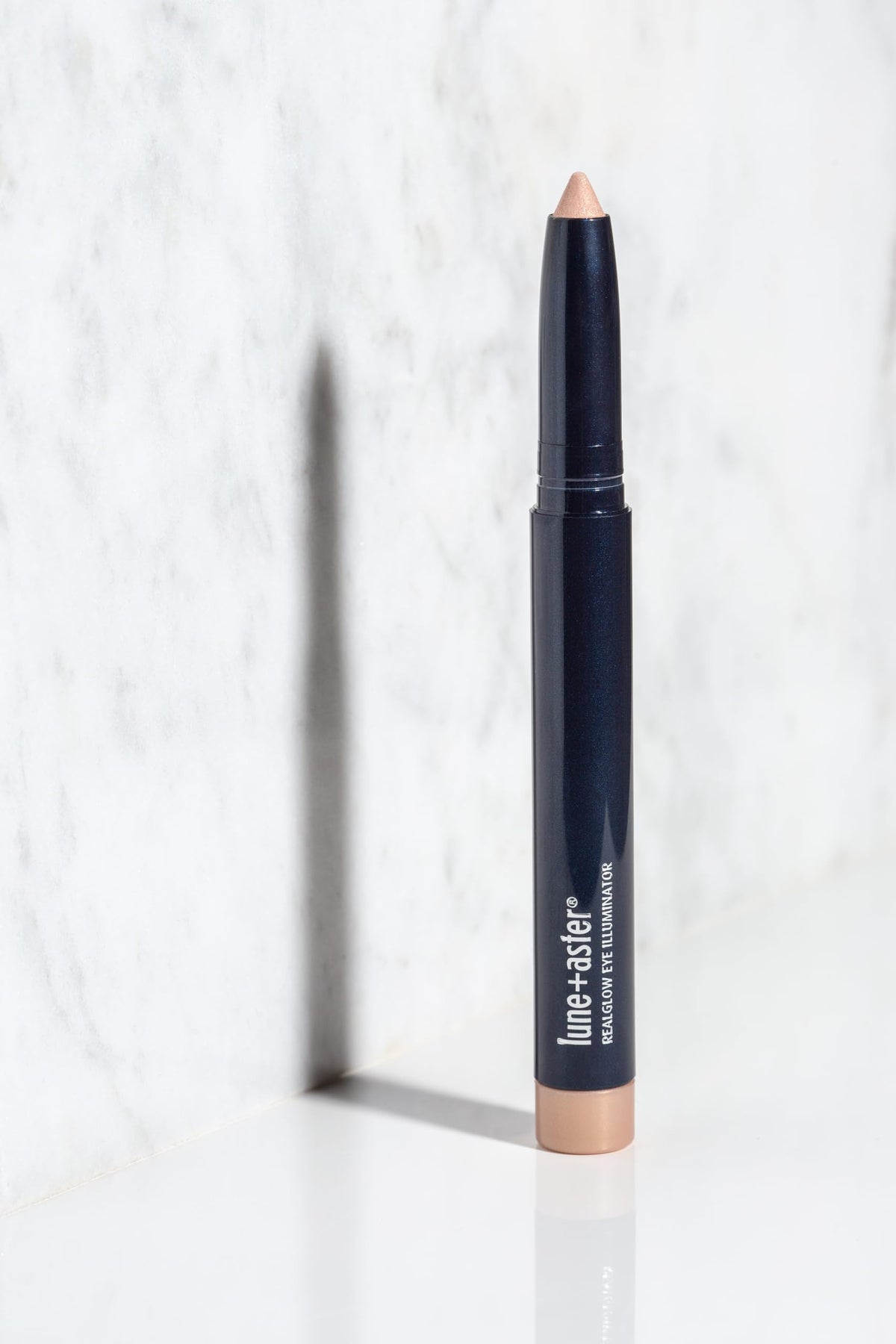 Lune+Aster highlighter stick offering no sharpening, on-the-go touch-ups