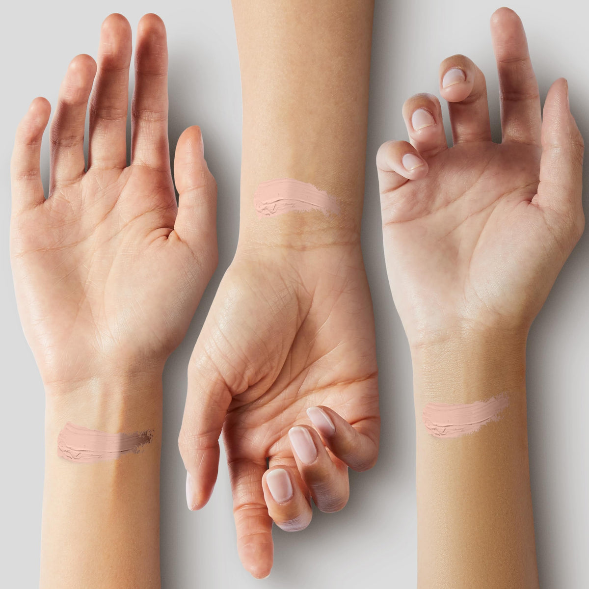 Lune+Aster Undereye Corrector fingertip application yields natural finish.