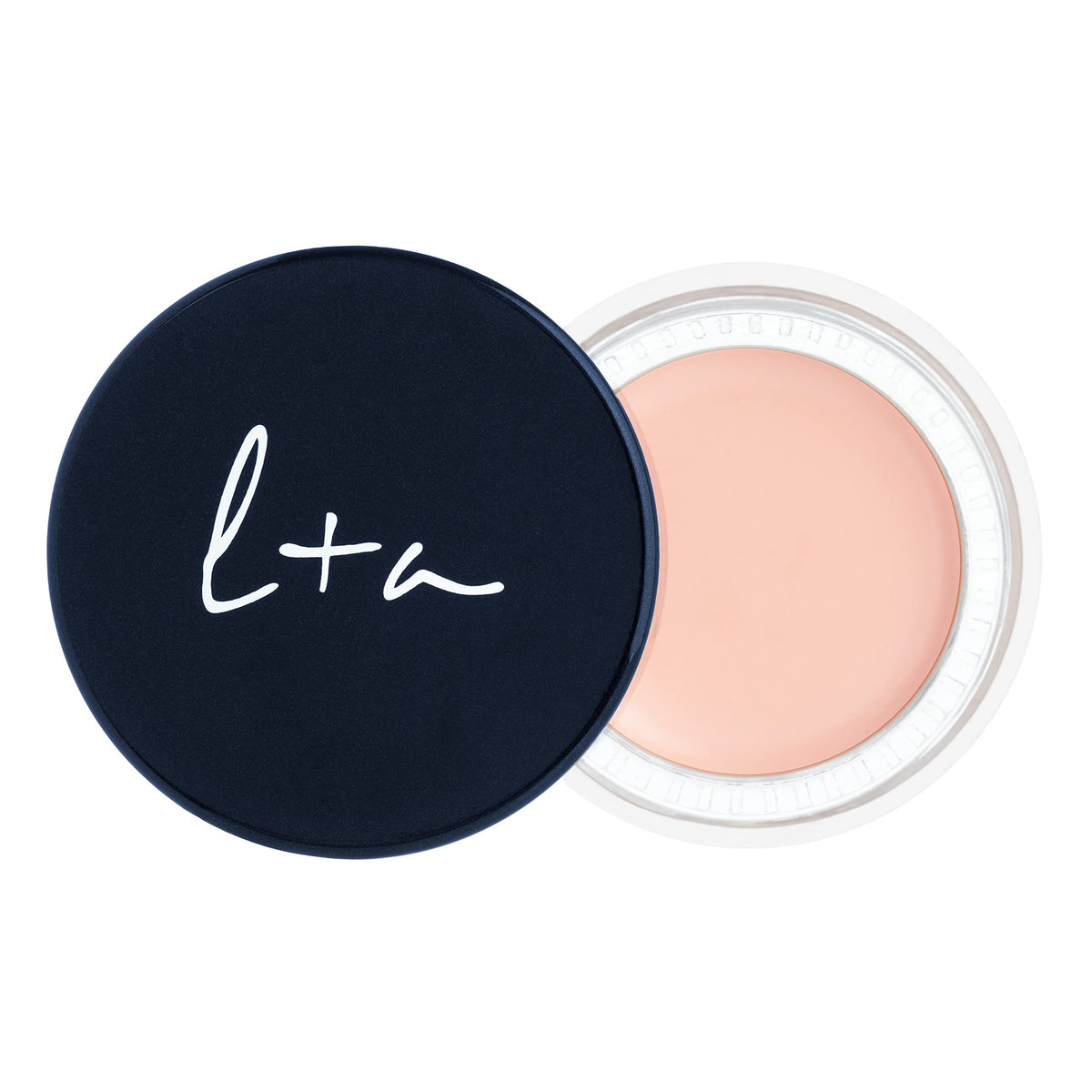 Lune+Aster Undereye Corrector balm closeup shows creamy texture for hydration.