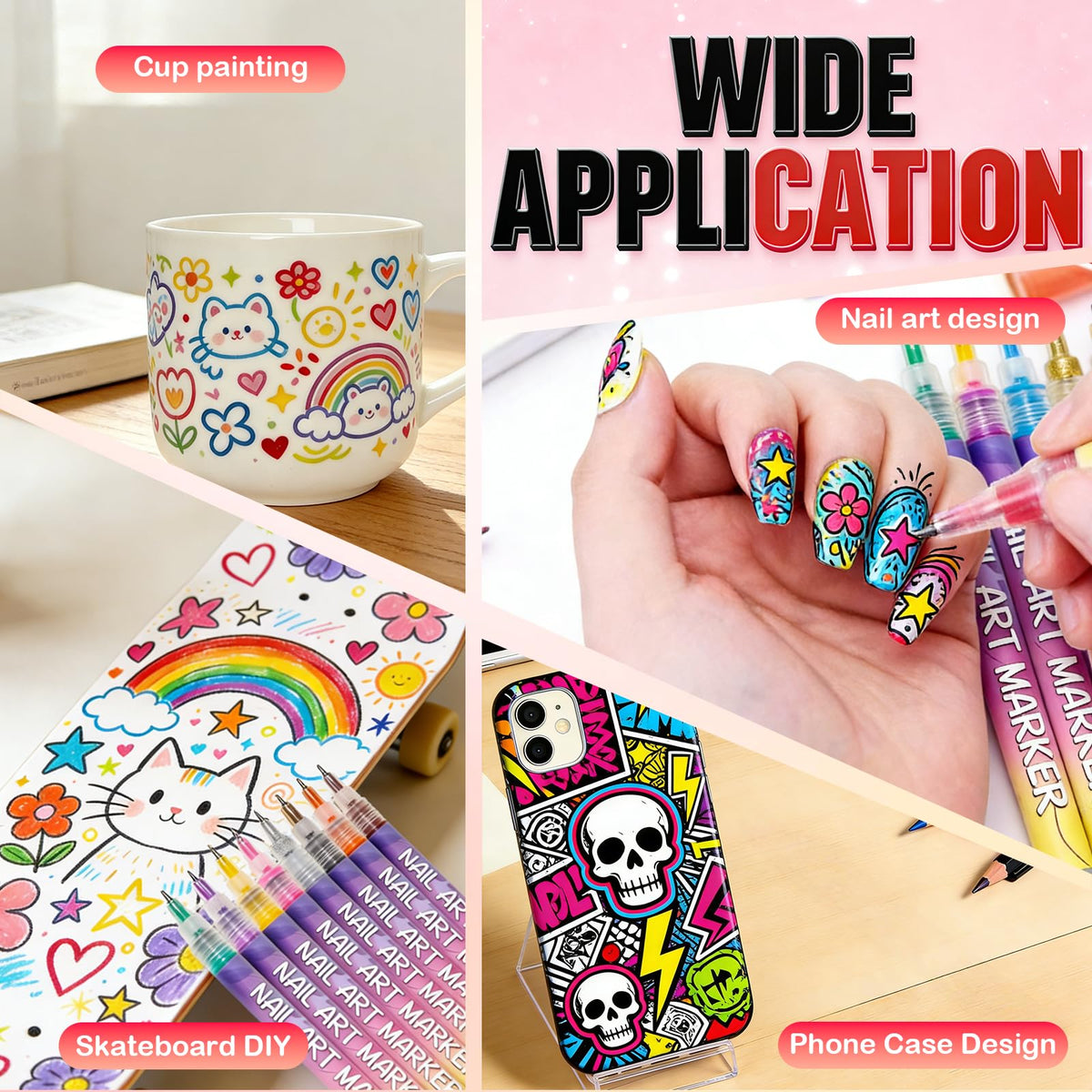 LuneHe life beginner-friendly nail art pens for easy DIY manicures
