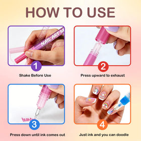 LuneHe life portable nail art kit ready to carry
