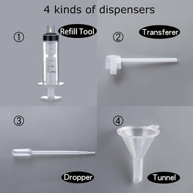 Easy refill and reuse to minimize waste and maximize convenience.