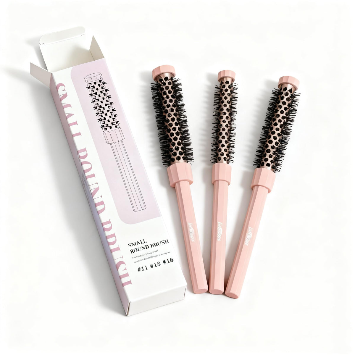 LuottsCare gentle scalp massage while brushing for comfortable styling.