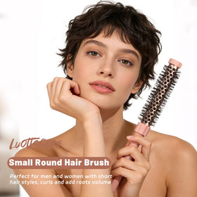 LuottsCare travel-friendly pink brush ideal for vacations and gym bags.