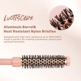 LuottsCare ventilated barrel promotes quick, even drying for faster routines.