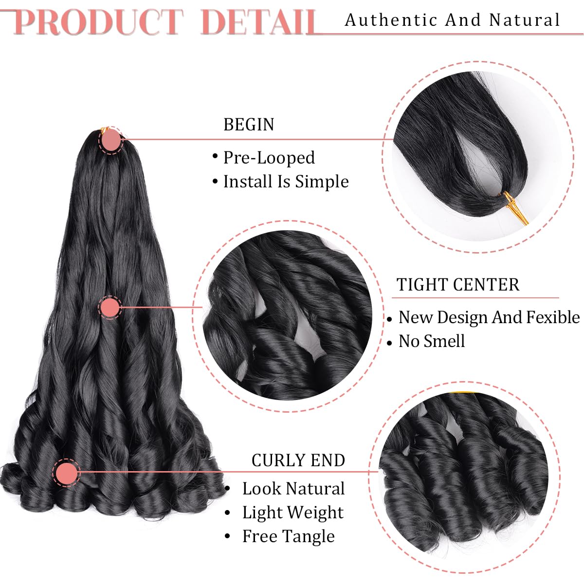 Luoyudu synthetic braiding hair 16 inch, soft touch, comfortable wear all day.