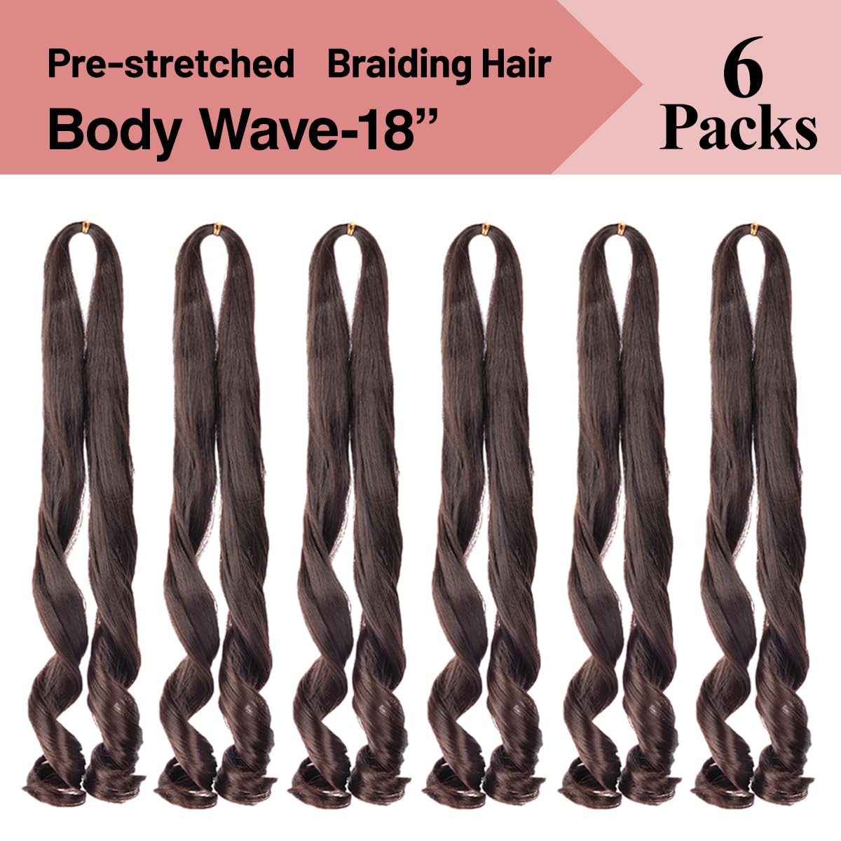 Luoyudu easy-install braiding hair suitable for beginners and multiple styles.