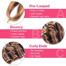 Luoyudu pre-stretched 12inch hair shows lightweight, quick-to-braid texture.