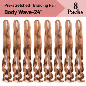 Soft and silky Luoyudu 24-inch French curl braid texture