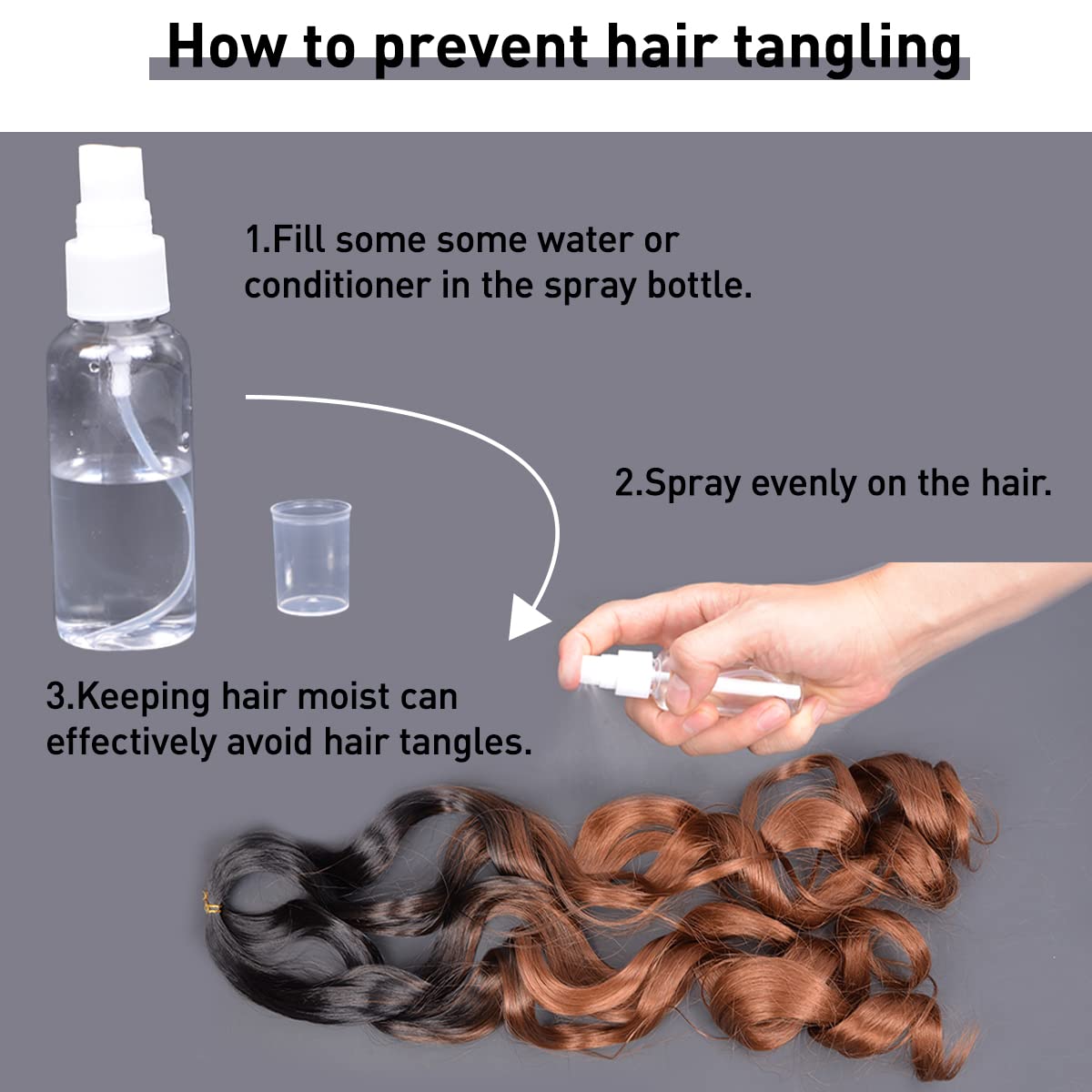 Luoyudu pre-stretched curls for easy box braids and quick styling.