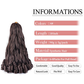 Luoyudu pre-stretched yaki crochet hair showing natural look and quick install.