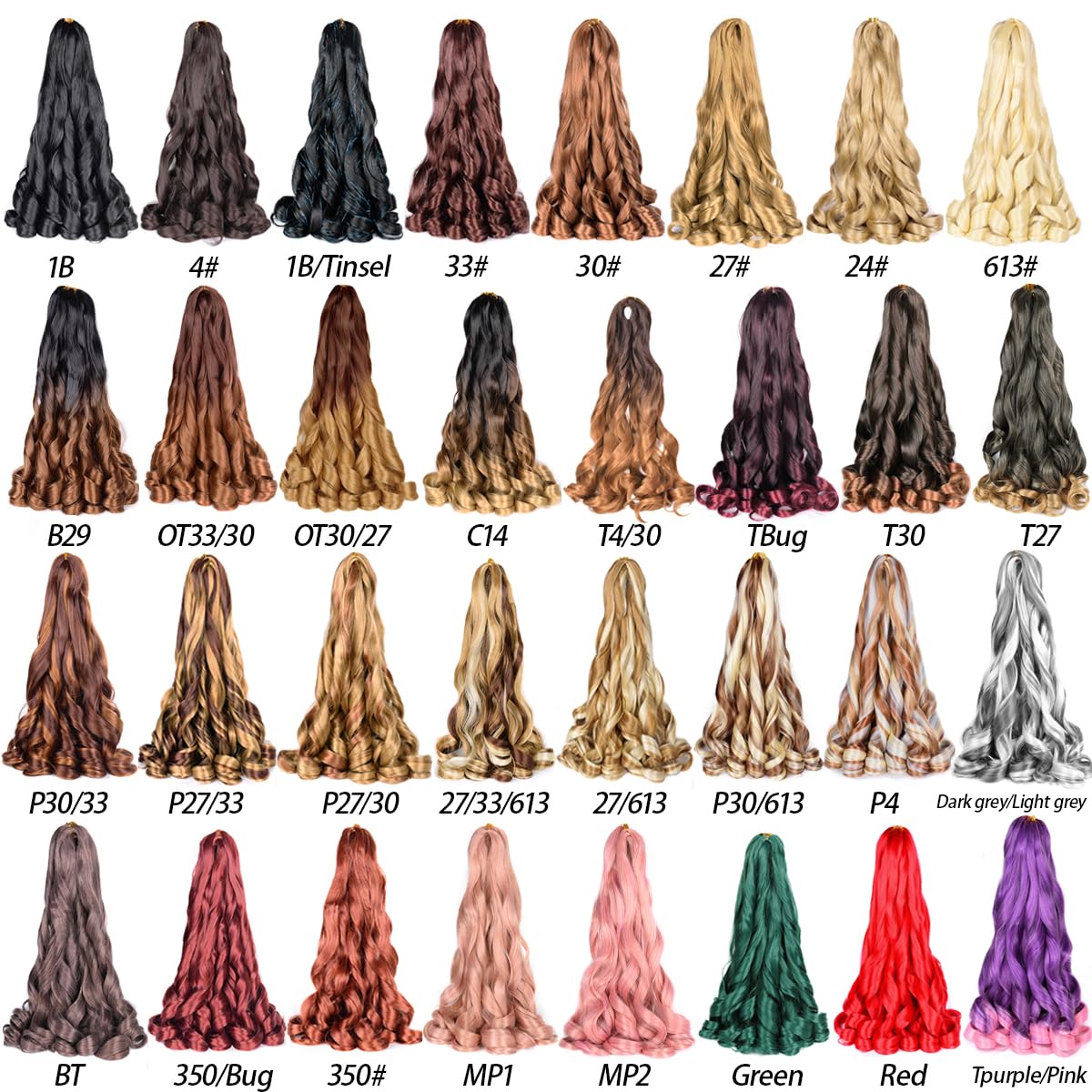 Luoyudu eight-pack bundle supports full-head styles and reliable reuse.