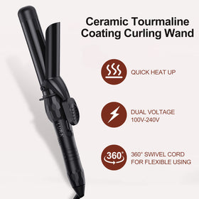 LURA dual voltage worldwide use supports travel styling anywhere.
