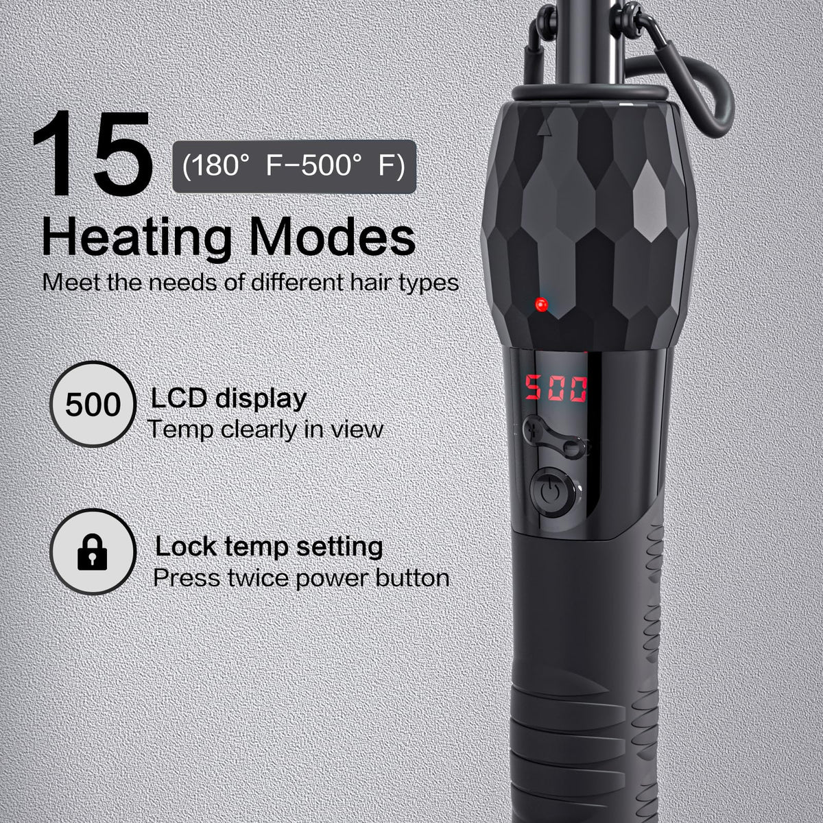 LURA ceramic-coated plates offer even heat for frizz reduction and lasting straightening.