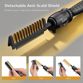 LURA hot comb delivers salon-like results at home