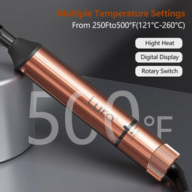 LURA Nano Titanium Hot Comb LED display shows precise temperature for easy straightening.