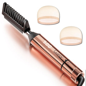 LURA Nano Titanium Hot Comb styling wigs with adjustable heat for secure wig results.