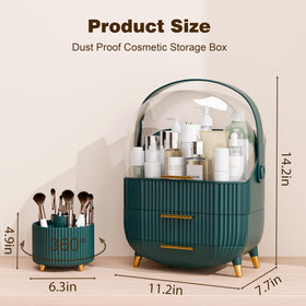 lurcns portable design enables easy relocation between vanity and car