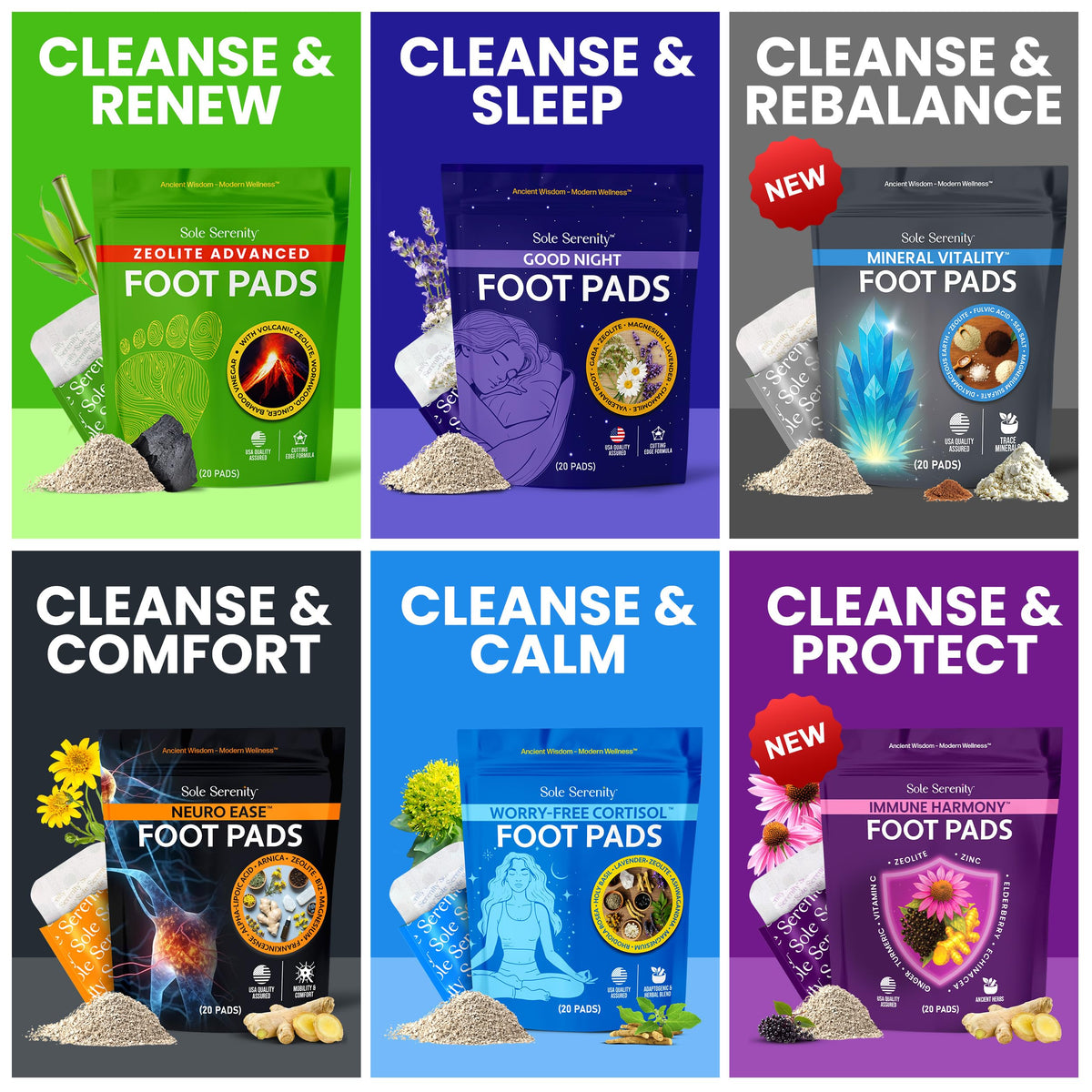 Lure Essentials Sole Serenity pad on foot promotes calm evenings.