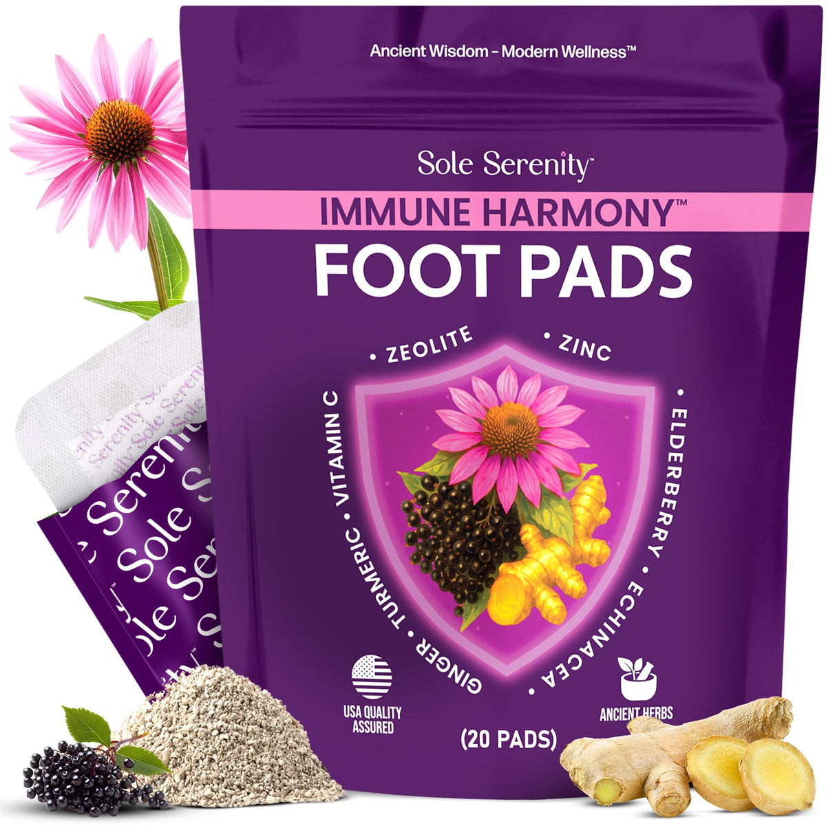 Lure Essentials Sole Serenity foot pads in use convey calming end-of-day ritual.