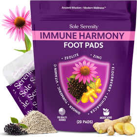 Lure Essentials Sole Serenity foot pads pack ready for a soothing evening ritual.