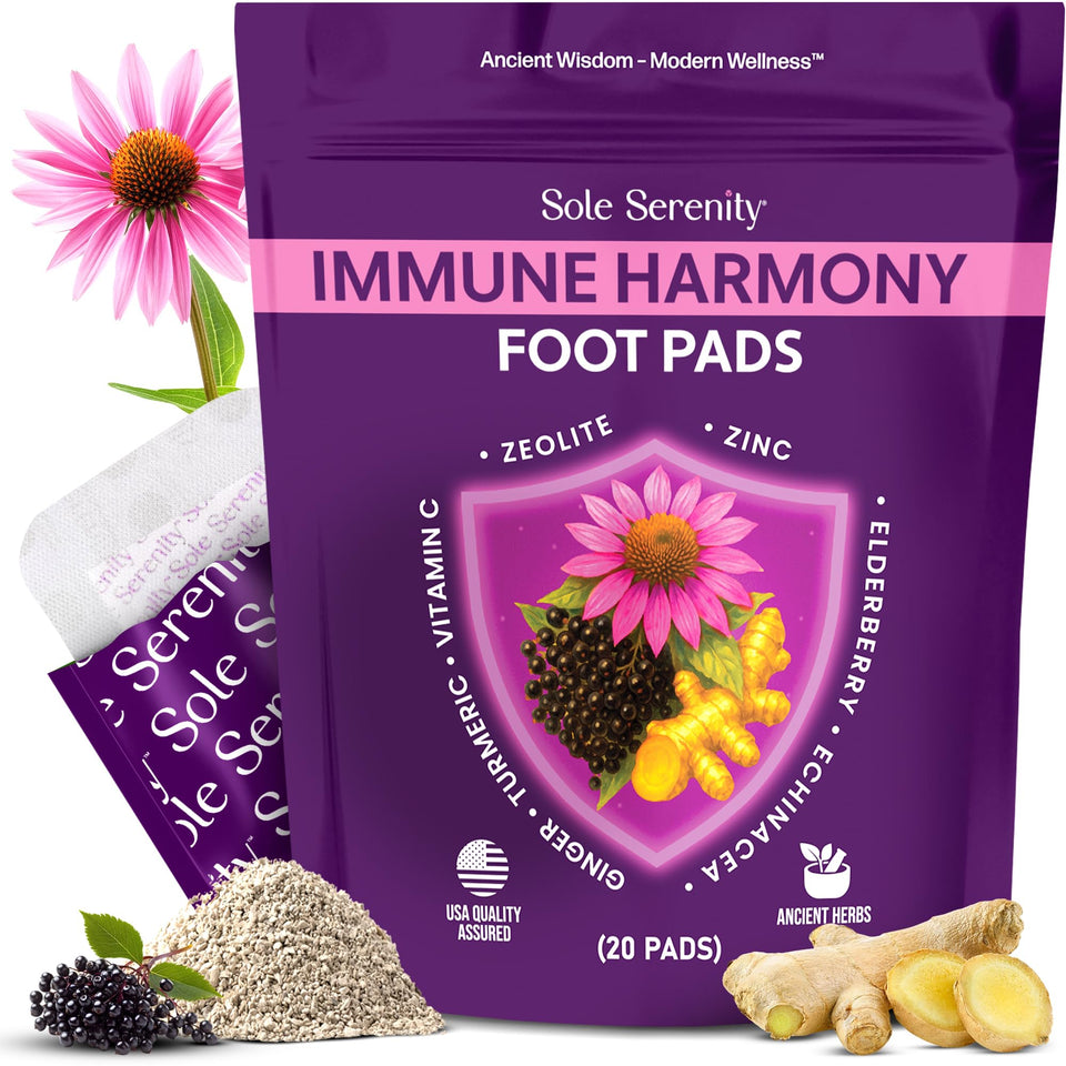 Lure Essentials Sole Serenity foot pads pack ready for a soothing evening ritual.