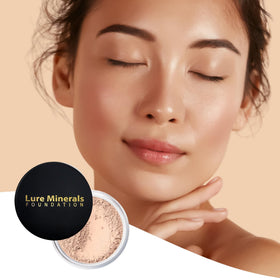 Lure Minerals Foundation natural radiance with mineral light-reflecting finish