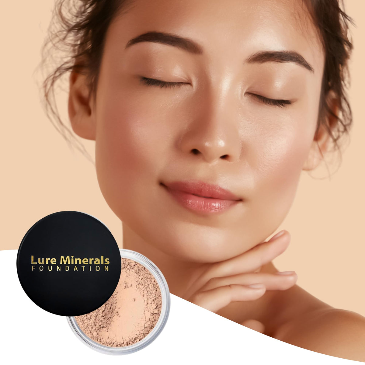 Lure Minerals foundation sleek packaging supports simple routine and storage