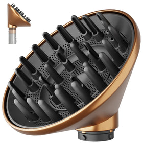 Luresta Upgraded 6in Diffuser attachment front view boosts airflow for faster drying