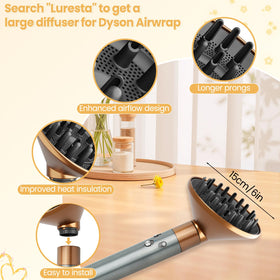 High-performance styling by Luresta diffuser adds volume and definition
