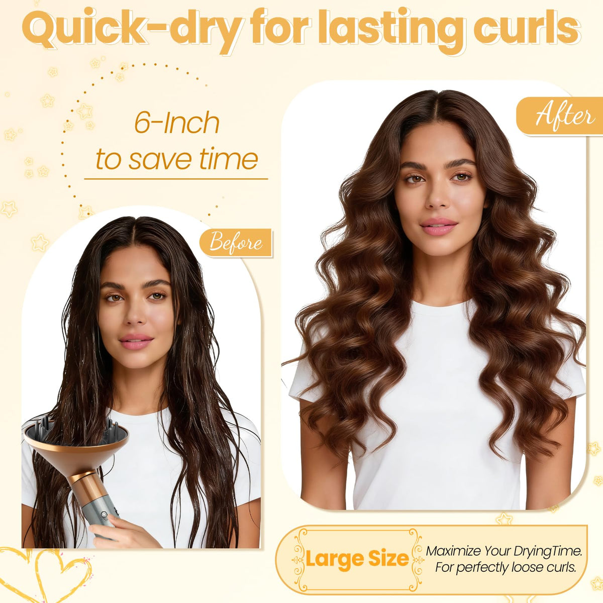 Travel-friendly, compact Luresta diffuser for on-the-go styling