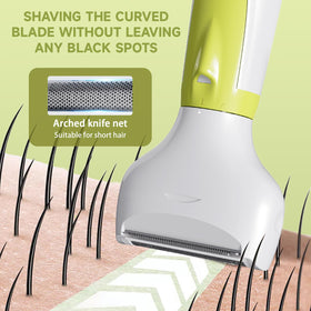 Lurini bikini trimmer head ensures comfortable, pain-free pubic-area grooming.