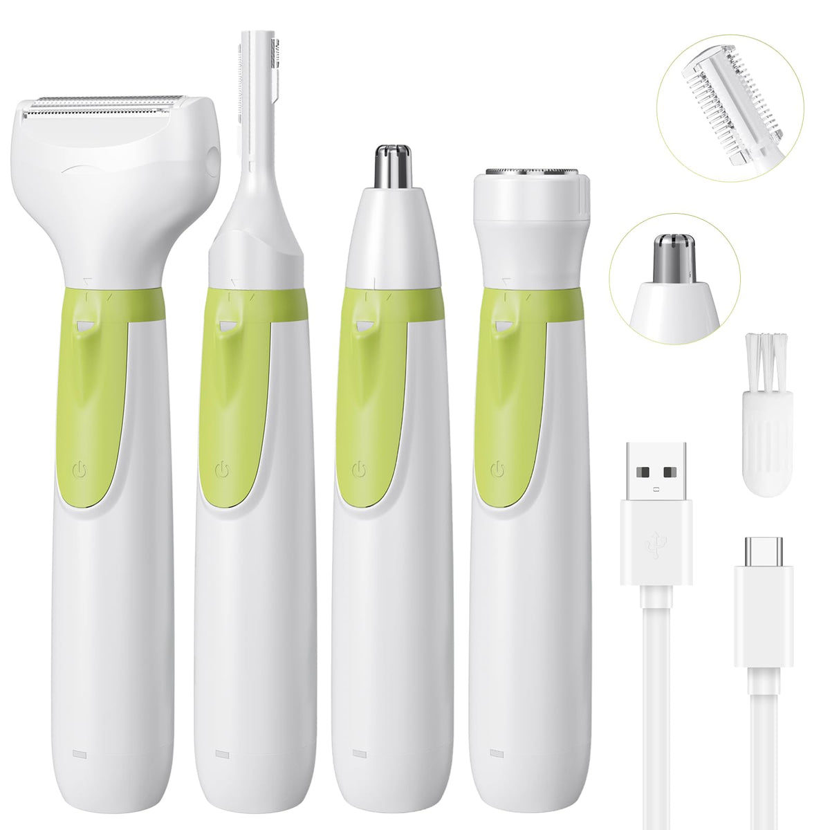 Lurini 5-in-1 razor foil shaver head for quick, smooth body shaving.