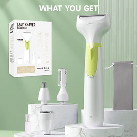 Lurini leg hair trimmer head for smooth legs at home.