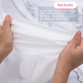 Luriseminger disposable face-rest cover fits most headrests for fast changes.