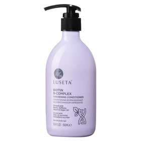 Luseta Biotin B-Complex thickening conditioner bottle front showing premium formula for fuller hair