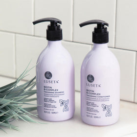 Luseta color-treated hair portrait shows safe formula for color services