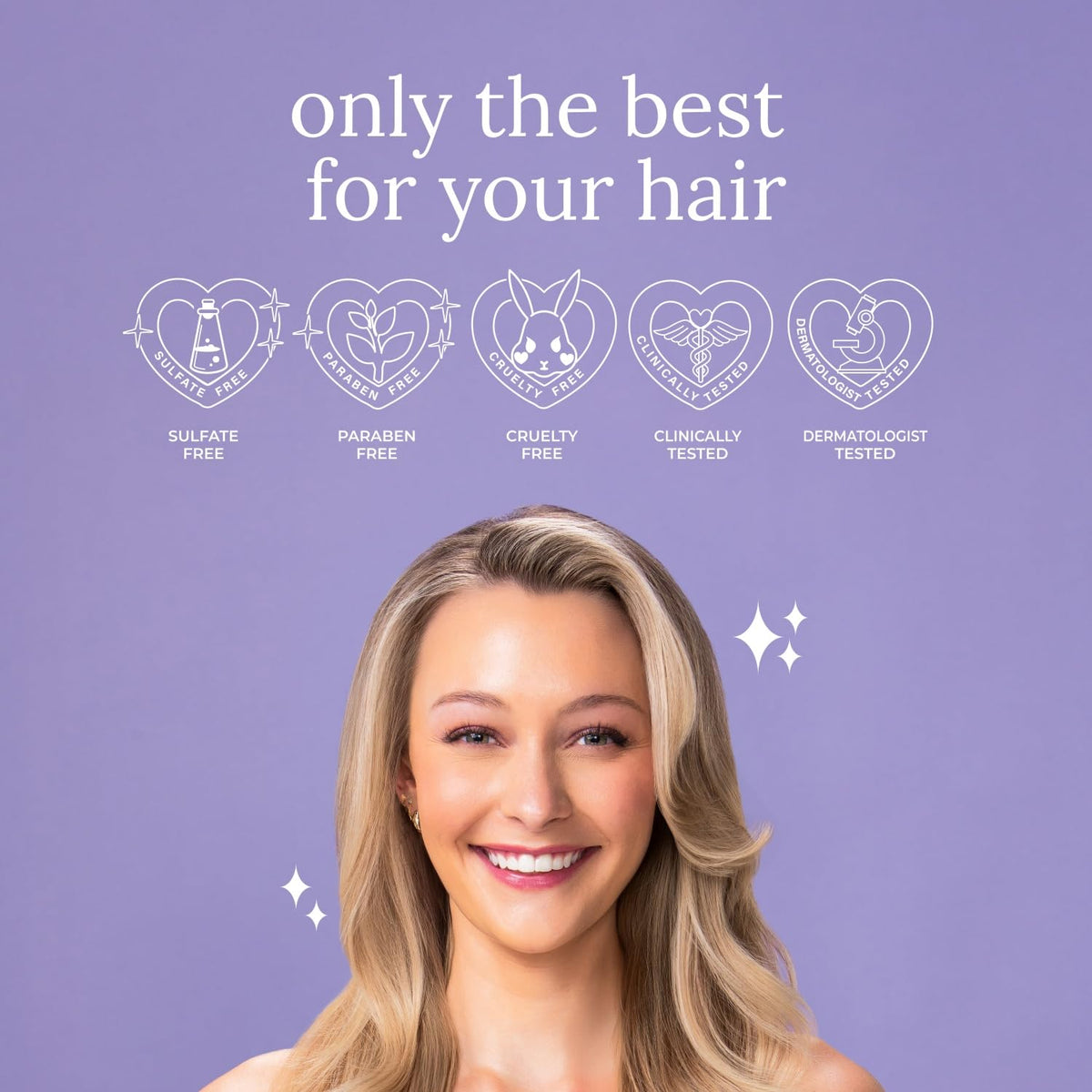Luseta Biotin Trio conditioner application for softer, fuller hair.